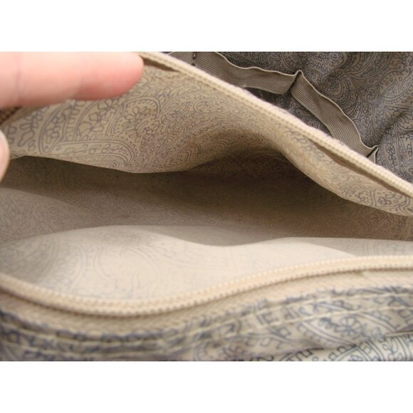 Travel Gear Small Carry On Bag Cosmetic Make-up Case Hardshell Zip Tapestry Read - Picture 12 of 16